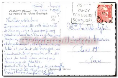 क्लामेसी (निव्र) — ले पर्थुस डे ल'उसीन इलेक्ट्रिक — फोटोग्राफी वेरिटेबल — पीछे