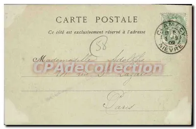 Clamecy — Vista Geral tirada do Bel-Air — Collections ND Phot. — Verso