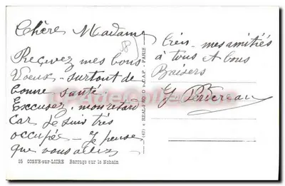 Zamknięcie na Nohain — Cosne-sur-Loire — wydawca C.A.P. nr (47) — Rewers
