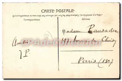 Nevers — Rue du Commerce et Beffroi — Éditeur : H. Dreyfus & Cie, n°26 — Rewers