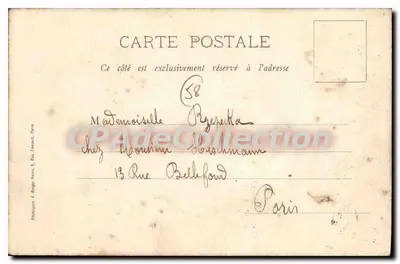 Aunay-en-Bazois — Katedra i zamek — Fototypia A. Roger, Paryż — Rewers