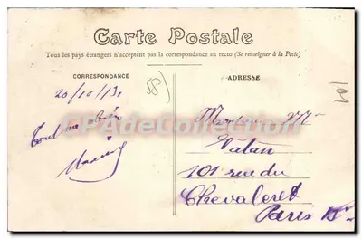 La Charité-sur-Loire (Nièvre) — Vista Geral N° 1 — Editor não visível — Verso