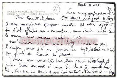 Moulin-Engilbert — Conflito das duas rios — Pim — Verso