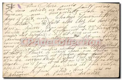 St-Honoré-les-Bains - La Malignère — Collection Roube — Rewers