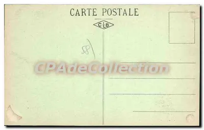 Château-Chinon — De Place Notre-Dame — Uitgever C.L.B. — Achterkant
