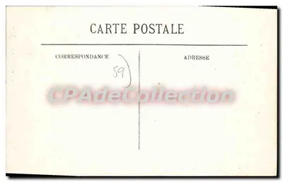 Dunkierka — Statek rybacki w portowym zespole — N.G. n°51 — Rewers