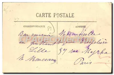 Boulevard de la Liberté — Lille — E. Larnould, Malton Raoult, Rue Faidherbe — Rewers