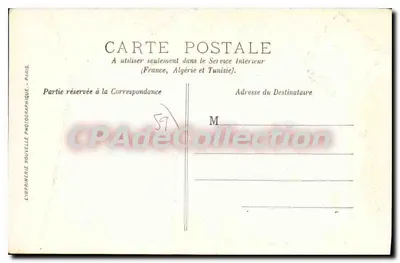LILLE — A Grand'Place — LL. — L'Imprimerie Nouvelle Photographe, Paris — Verso