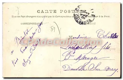 Maio-les-Bains — Los primeros Bañistas — Edición Cayez, 1905 — Reverso