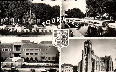 Fourmies — Diversos aspectos — Editor LIENARD, n° 59.249.C 26
