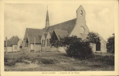 Bray-Dunes — A Igreja da Praia — Edição Mercier, Bray-Dunes