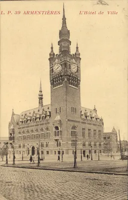 Armentières — O Palácio de Justiça — Lucien Pollet, Lille, n°59