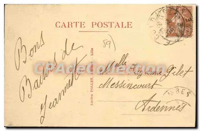 Armentières — O Palácio de Justiça — Lucien Pollet, Lille, n°59 — Verso