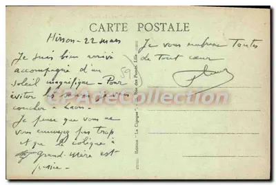 Tourcoing - Grande Place - Le Marché — Édition 'La Cigogne' - n°11 — Verso