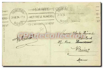 Le Fresnay w Tourcoing — L.P. 51 — wydawca L. HILLET — Rewers