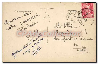 रूबेक्स — मृतों के स्मारक और गांबेट्टा बुलेवार्ड — संस्करण A. B. रूबेक्स — पीछे