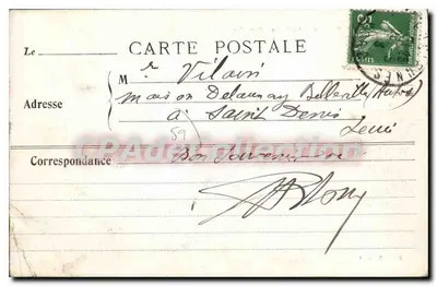 Valenciennes — A Praça — Rang dos Cafés — Fot. Delsart n°6017 — Verso