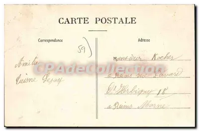 Fourmies (Nord) — O Viaduto — J. Doën — Verso