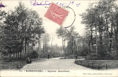 Rosendaël - Square Jacobsen — Ruet, frères, photo-éditeurs, Dunkerque, n°12