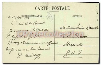 Około DUNKERQUE — Sanatorium Zuydcoole (Strona Południowa) — Visé Nancy A. 374 — Rewers