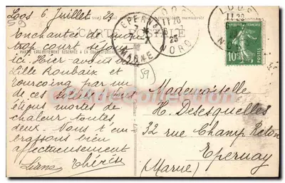 Loos - O Hotel de Ville - E. C. — Verso