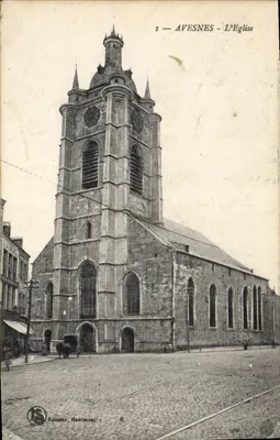 Avesnes - A Igreja — Editor Hautmont, n°9