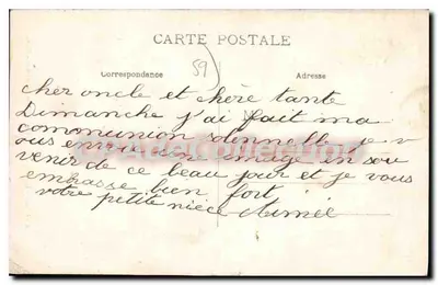 Loos - Igreja N.-D.-de-Grâces, Vista interior — E. C. n°6 — Verso
