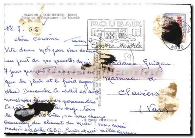 Mercato vivace a Roubaix — editore IA CIGE, n° 1A CIGE — Verso