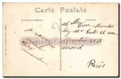 Beauvais — A Prefeitura — ND. Fot. n°120 — Verso