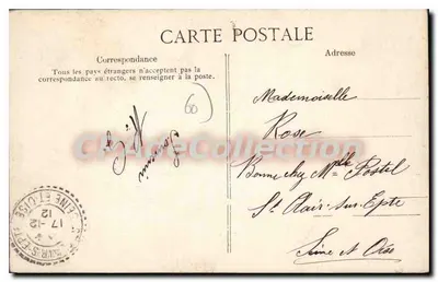 Beauvais — Lycée Félix Faure — editor desconhecido, n° 21 — Verso