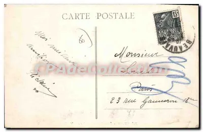 Beauvais - Plein Jeanne Hachette — uitzicht op de kathedraal — M. G. n°66 — Achterkant