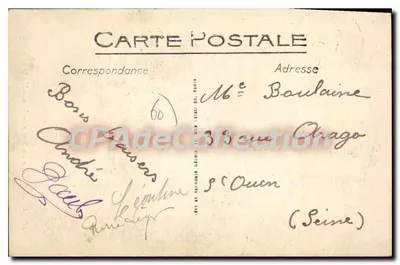 Beauvais - Statua Jani Hachette - ND — Rewers
