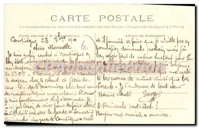 Las Compiègne — Stary Chalet Imperekty — Wydawnictwo Nouvelles Galeries — Rewers