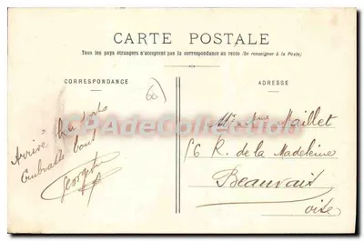 Compiègne - Aleje — Decelle, Compiegne — Rewers