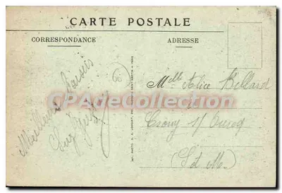 Compiègne — Bombardowanie 1918. Rue de Lorraine. — Rewers