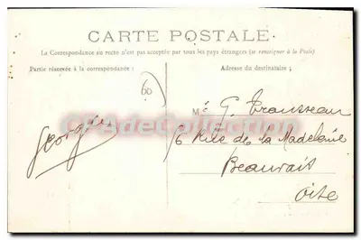 Liancourt — Vista da Île de France — Editor Léonard, n°125 — Verso