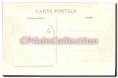 Moinho dos Carmelitas em Senlis — editor EID — n° de série 60 — Verso