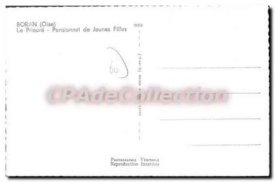 Boran (Oise) — Widok Prieuré — Szkoła dla Dziewcząt — Foto Combien Macon — Rewers