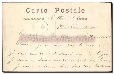 Senlis — A rua da República após a guerra — LL. n°168 — Verso