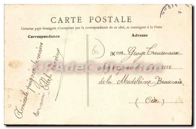 Clermont (Oise) — Promenade du Chatellier — Le Rocher — Wydawca: L. Clermont — Rewers