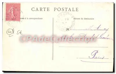 Ermenonville — Zamek — Most — Fototypia A. Rep. & Cie, nr 4262 — Rewers