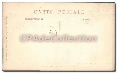 Chambly (Oise) — O Castelo — Edit. P. Proment, tabac de Chambly (Oise) n°146 — Verso