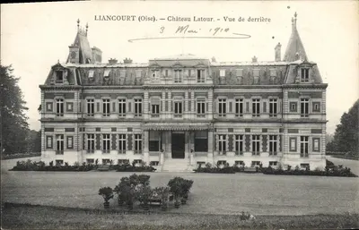Liancourt (Oise) — Castelo Latour — Vista de trás — Vandenhove, Liancourt