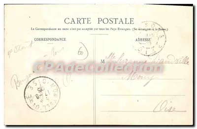 Sorel (Oise) — Zamek — Fronton i Wjazd — Wydawca C.H. (Oise) - Chiché Hermann - Rep. int. — Rewers