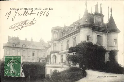 Castelo de Mello (Oise) : lado Leste. — Coleção Lemercier, editor.