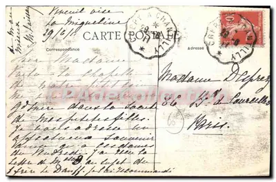 Vineuil — A Capela — Editado por Carron — Verso