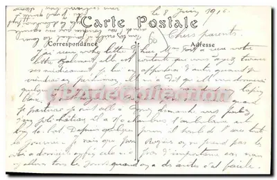 Ognon (Oise) — O Castelo — ND. Phol. n°133 — Verso