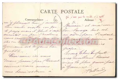 Gedenkstein für die Toten — SAINT-JUST-EN-CHAUSSEE (Oise) — Ausgabe Cachetius — Rückseite