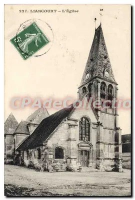 Liancourt — A Igreja — Editor: A Estação de Clermont (Oise) — N° 227