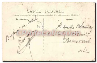 Creil (Oise) — Igreja de construção estranha dos séculos XII e XIII — Torre do século XVI — Chalbrette, editora, Creil — Verso